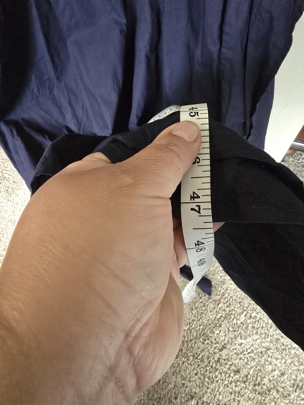 Banana Republic Navy Button-Front Shirt Dress - Picture 13 of 13
